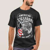 DOG USA AMERIKAANS T-SHIRT (Voorkant)