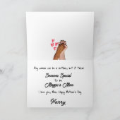 Dog...Uw beste kind ...Aangepaste Moederdag Kaart (Binnen)