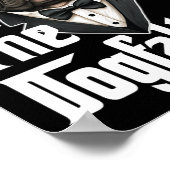 Dog vader Franse buldog vader franchie papa hond e Poster (Hoek)