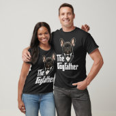 Dog vader Franse buldog vader franchie papa hond e T-shirt (Unisex)