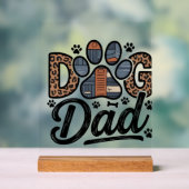 DOG vader - Hondenliefhebber Acryl Bord (Neutraal)