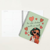 Dog Valentijn Canvas tas Planner (Display)