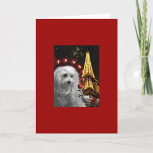 Dog Valentijn card Feestdagen Kaart