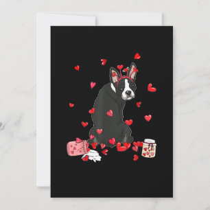 Dog Valentijn Gift Cute Boston Terrier Valentijns Aankondiging