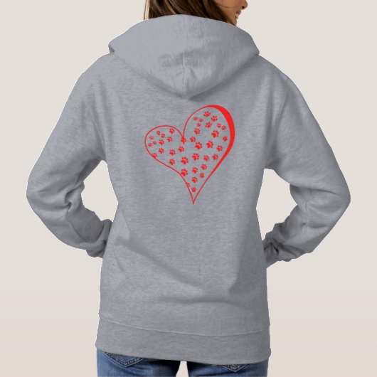 Dog Valentijn - Jij bent mijn Valentijn | Hoodie (Achterkant)
