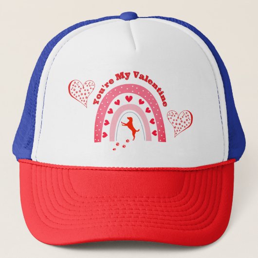 Dog Valentijn - Jij bent mijn Valentijn | Trucker Pet (Voorkant)