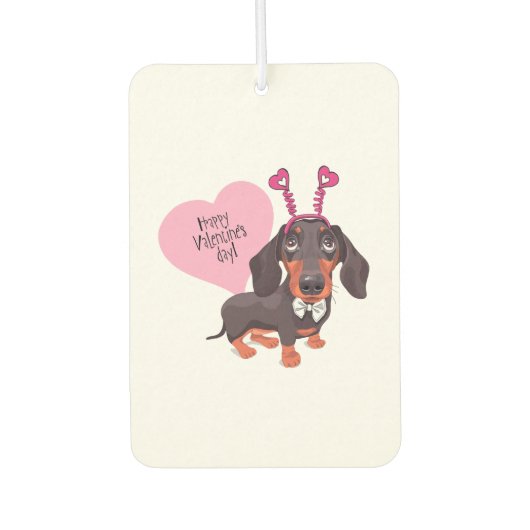 Dog Valentijn s Day Luchtverfrisser (Voorkant)