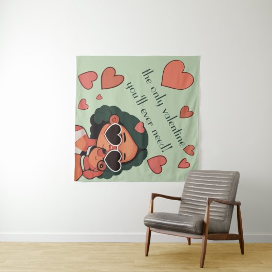 Dog Valentijn Wandkleed (In Situ (horizontaal))