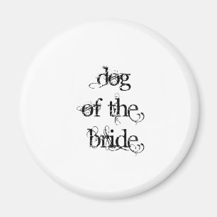 Dog van de bride magneet