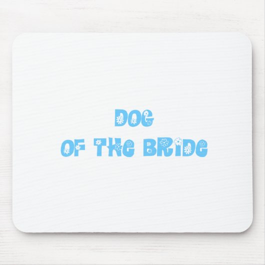 Dog van de bride muismat (Voorkant)