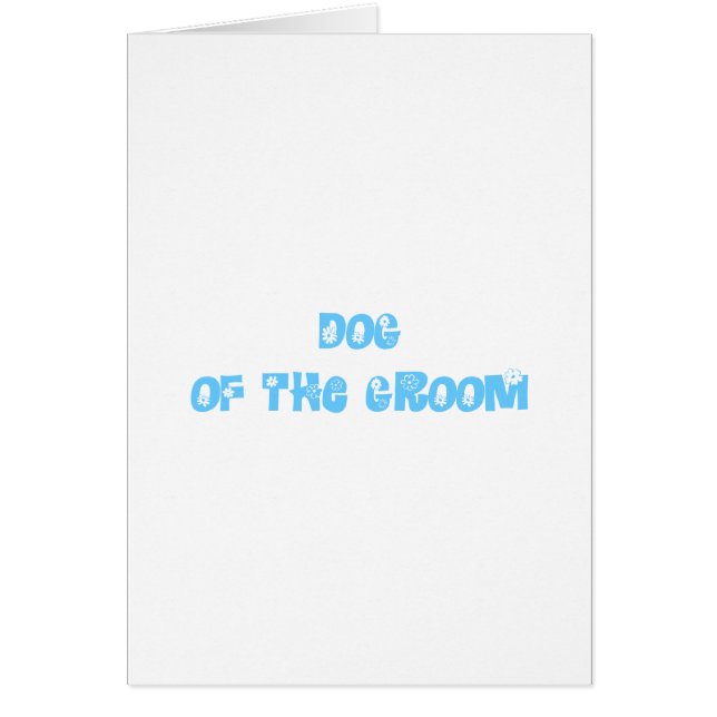 Dog van de Groom (Voorkant)