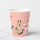 Dog van de kinderdagverblijf van Puppies Papieren Bekers (Links)