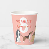 Dog van de kinderdagverblijf van Puppies Papieren Bekers (Voorkant)
