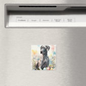 Dog van Groot Dane met Paaseieren Magneet (Insitu (Vaatwasser))