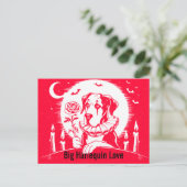 Dog van Groot formaat "GROTE LIEFDE" Briefkaart (Staand voorkant)