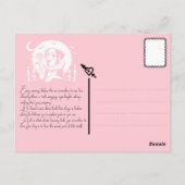 Dog van Groot formaat "GROTE LIEFDE" Briefkaart (Achterkant)