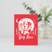 Dog van groot formaat "GROTE LIEFDE" Briefkaart (Staand voorkant)