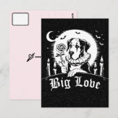 Dog van Groot formaat "GROTE LIEFDE" Briefkaart (Voorkant / Achterkant)