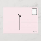 Dog van Groot formaat "GROTE LIEFDE" Briefkaart (Achterkant)