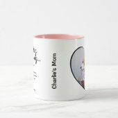 Dog van moederdag Aangepaste foto's & Citaat 2-zij Mok (Midden)