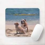Dog van Sandy Beach Muismat (Met muis)