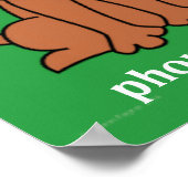 Dog veroorzaakt Fundraising Thermometer Poster (Hoek)