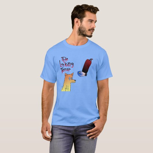Dog versus vacuum T-Shirt (Voorkant volledig)
