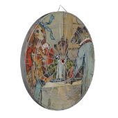 Dog Victoriaans Dinner Dress Doggy Dartbord (Voorkant Links)