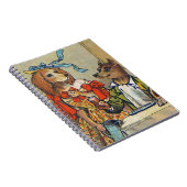 Dog Victoriaans Dinner Dress Doggy Notitieboek (Rechterzijde)