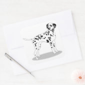 Dog Vierkante Sticker (Envelop)