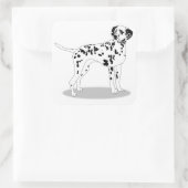 Dog Vierkante Sticker (Tas)