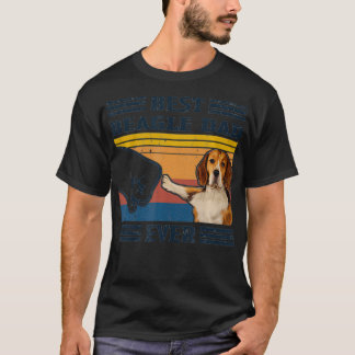 Dog Vintage Best Beagle Dad Ever Father's Day T-shirt