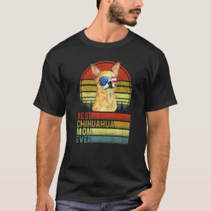 Dog Vintage Best Chihuahua Mom Ever Mother Day Pup T-shirt