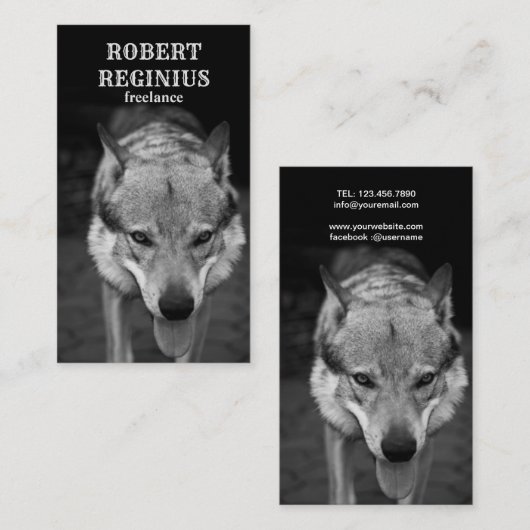 Dog Visitekaartje (Voorkant / Achterkant)