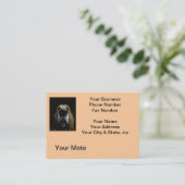 Dog Visitekaartje sluiten (Staand voorkant)