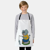 Dog Vist Fisher Finshing Schort (Gedragen)