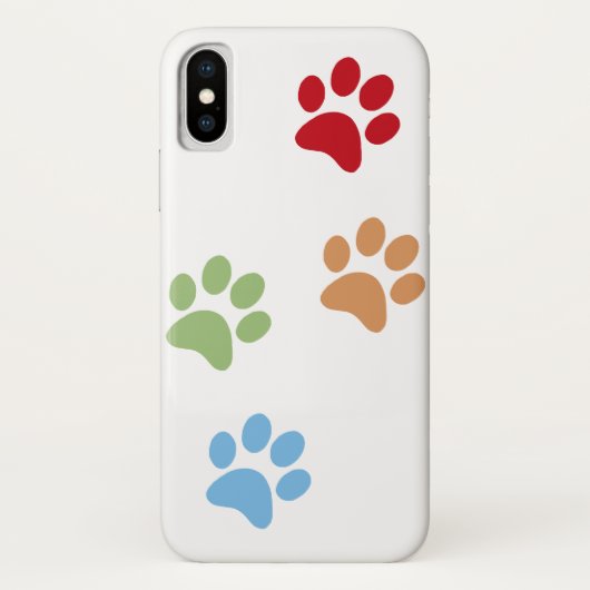 Dog-voetafdruk Case-Mate iPhone Case (Achterkant)