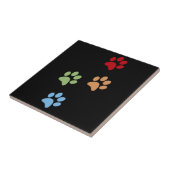 Dog-voetafdruk Tegeltje (Zijkant)