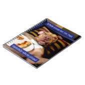 Dog vol met Pizza Notitieboek (Linkerzijde)