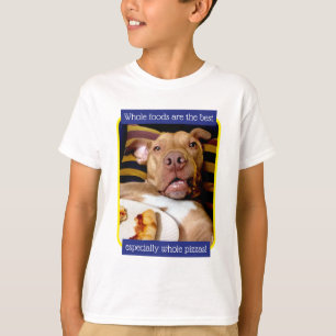 Dog vol met Pizza T-shirt