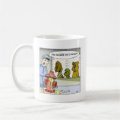 Dog Vs Hydrant Politie Lijn omhoog Funny Giften &  Koffiemok (Links)