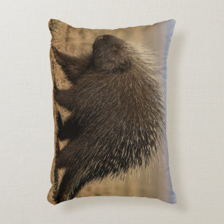 Dog vs. Porcupine Accent Pillow Kussen