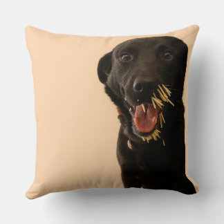 Dog vs. Porcupine Pillow Kussen