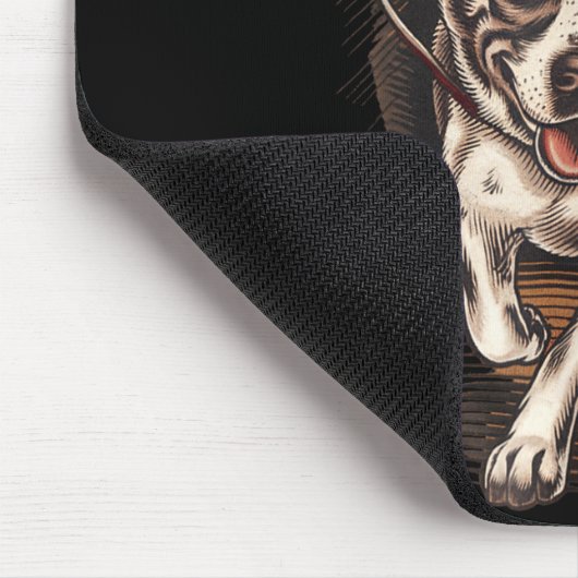 Dog Waking Professional Dog Walker Hat Graphic  Muismat (Hoek)