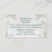 Dog Waling & Pet Care Visitekaartje (Achterkant)