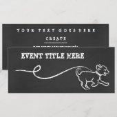 DOG WALK CHALK KAART (Voorkant / Achterkant)