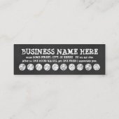 DOG WALK CHALK loyaliteitsprogramma Klantenkaartje (Achterkant)