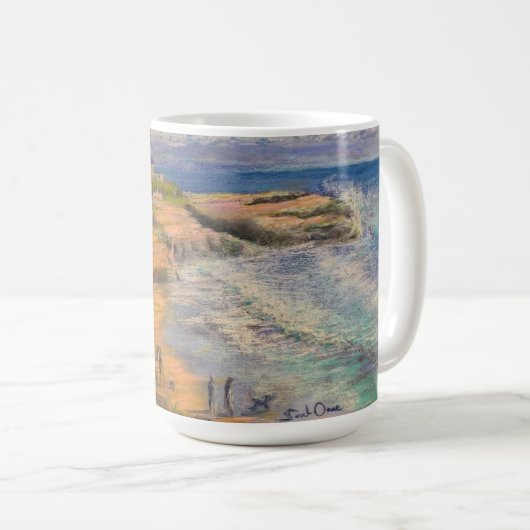 Dog Walk Coffee Mok (Voorkant rechts)