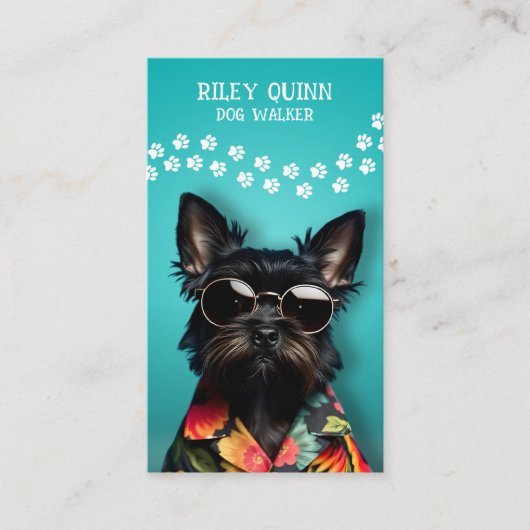 Dog Walker Afsprakenkaartje (Voorkant)