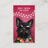 Dog Walker Afsprakenkaartje (Voorkant)